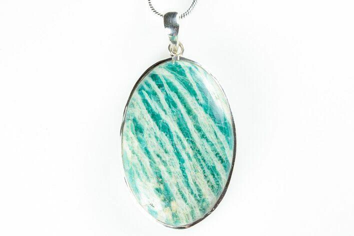 Amazonite Pendant (Necklace) - Sterling Silver #192335